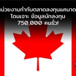 หน่วยงานกำกับตลาดลงทุนแคนาดาโดนแฮก ข้อมูลนักลงทุน 750,000 คนรั่ว!