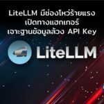LiteLLM โดนแล้ว! ช่องโหว่ร้ายแรง เปิดทางแฮกเกอร์เจาะฐานข้อมูลล้วง API Key