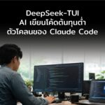 DeepSeek-TUI มาแรง: AI เขียนโค้ดต้นทุนต่ำ โคลนนิ่งมาจาก Claude Code