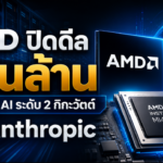 AMD ปิดดีลล้านล้าน จัดหาชิป AI ระดับ 2 กิกะวัตต์ให้ Anthropic