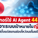 แฮกเกอร์ใช้ AI Agent 44 ตัวช่วยเจาะระบบเป้าหมายในญี่ปุ่น อัตโนมัติตั้งแต่สแกนช่องโหว่จนขโมยข้อมูล